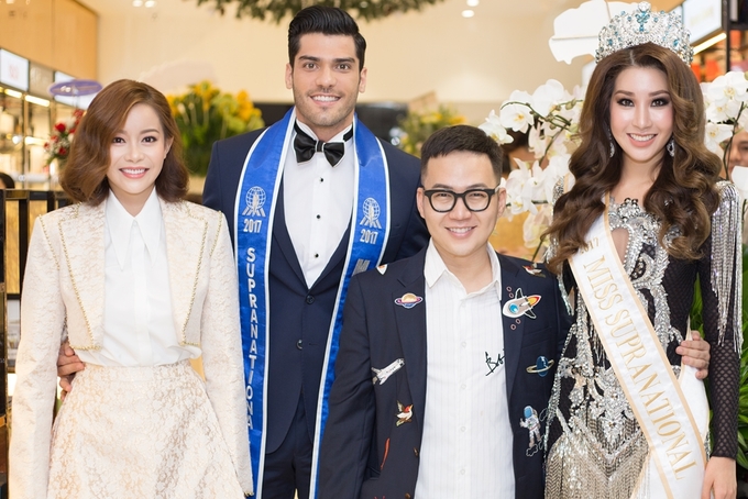 Ngọc Trinh, Hoa hậu Siêu quốc gia 2017 diện đầm tôn dáng